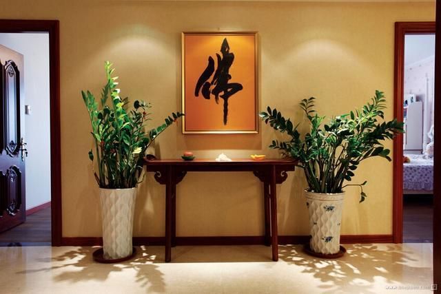 阳台顶部绿植氛围布置,绿植和吊灯氛围感