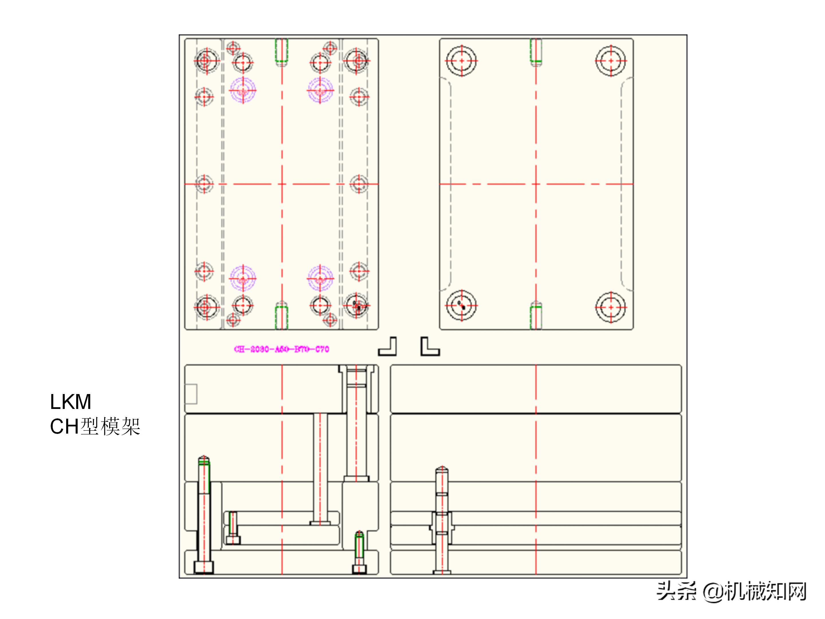 注塑模具结构100例,注塑模具典型结构各个零件作用