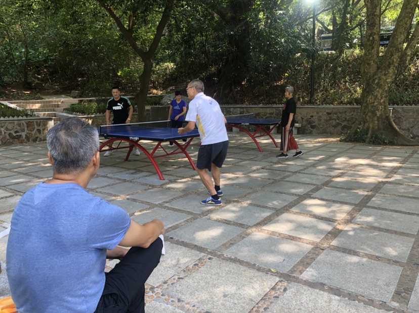 白云山乒乓,白云山公园乒乓球