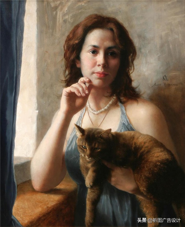俄罗斯画家笔下的少女,俄罗斯油画人物写真