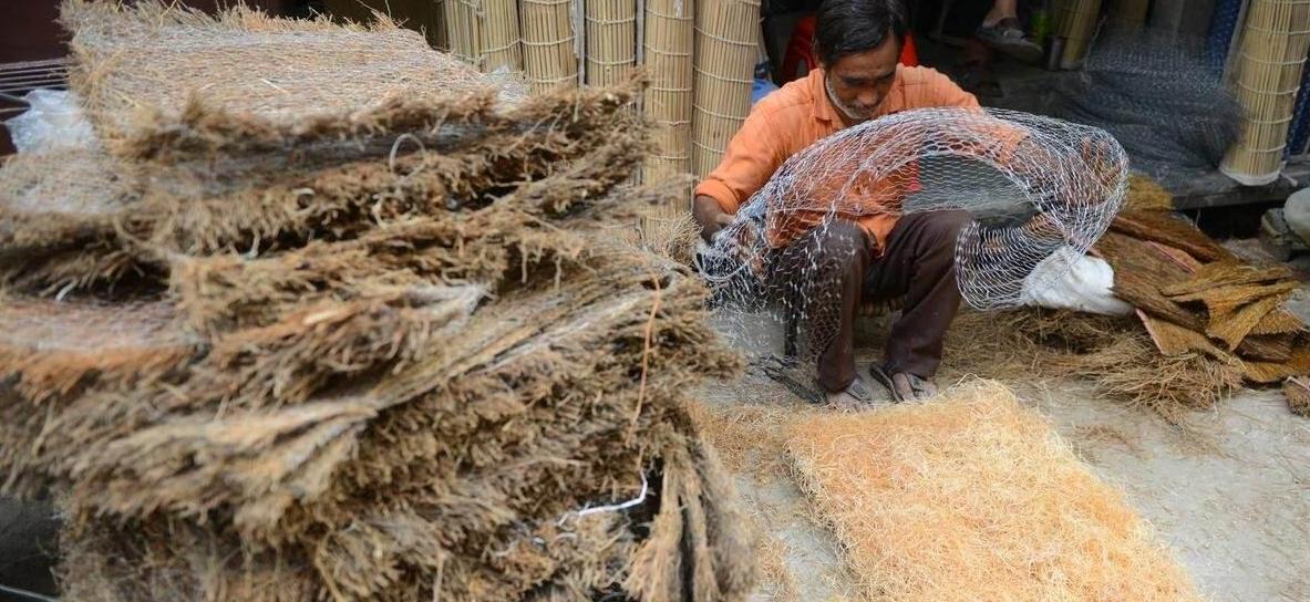 印度稻草空调省电吗,印度还制作了一种稻草空调