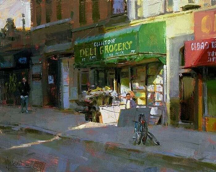 美国画家delbertgish油画作品欣赏,美国现代印象派女画家