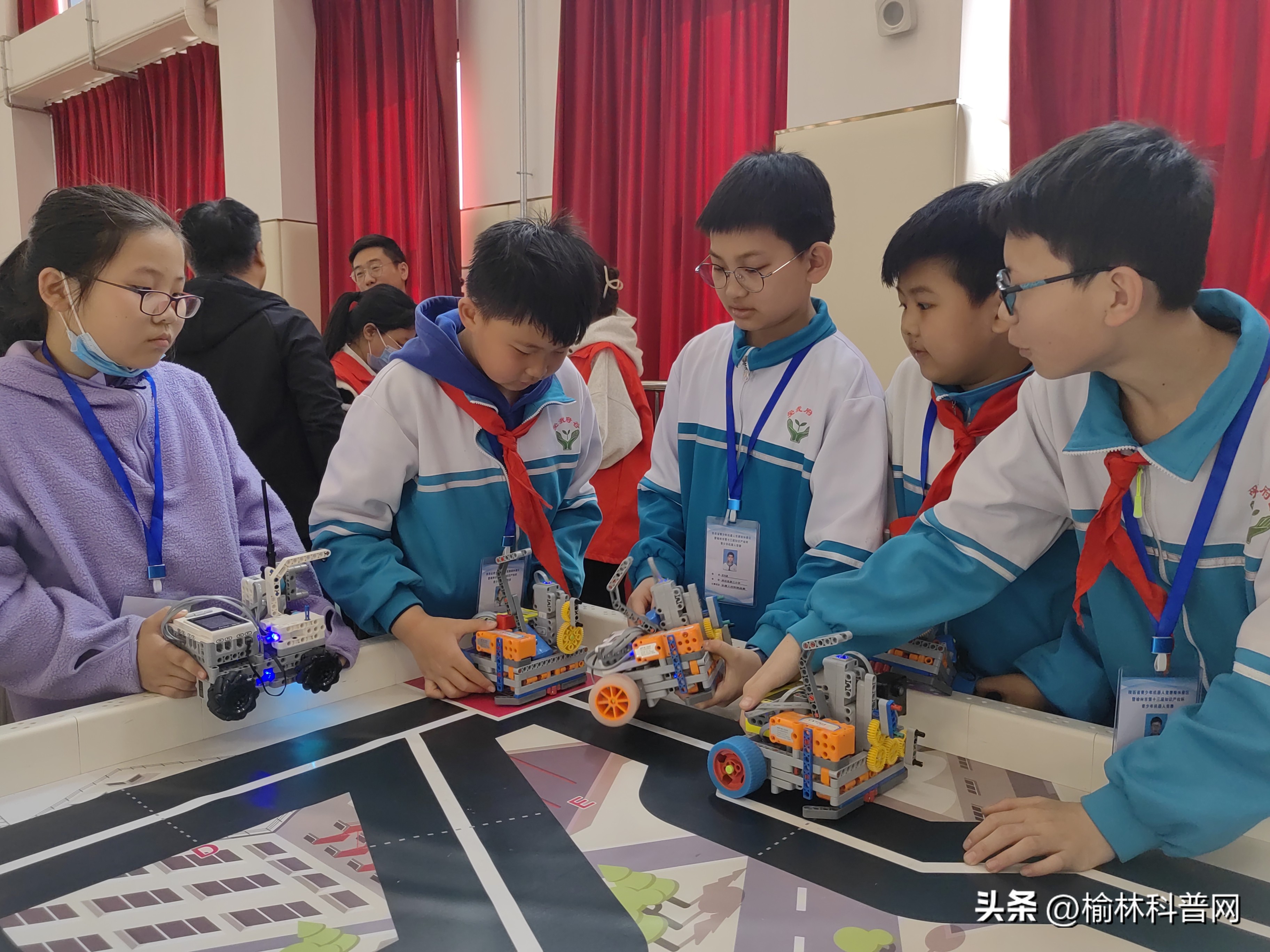 创新科技竞技未来：陕西青少年机器人竞赛榆林赛区暨榆林市第十三届知识产权杯青少年机器人竞赛成功举办