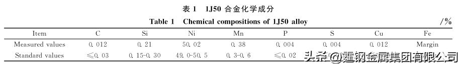 1j50软磁合金材料类似于什么材料,1j50软磁合金生产工艺流程