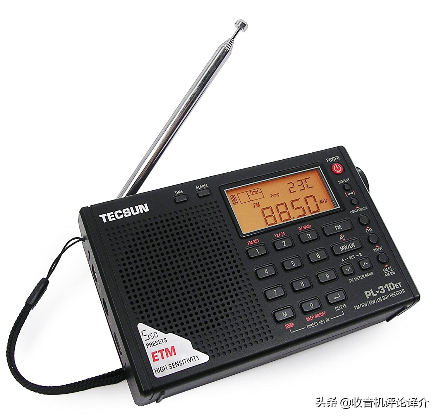 德生pl310et中波接收性能测评,德生pl310et和pl380收音机评测