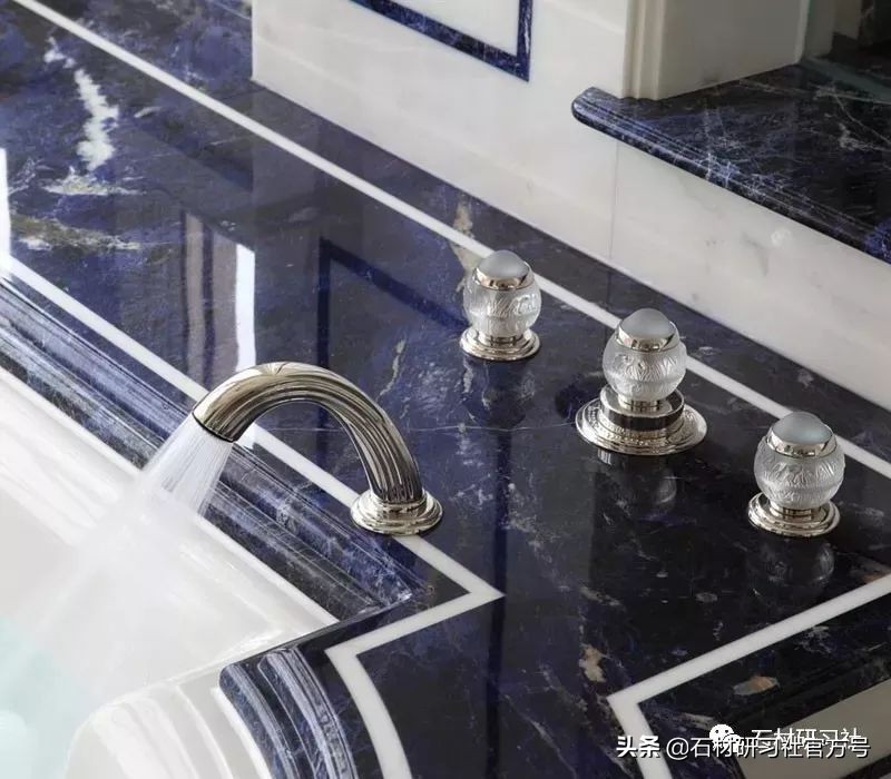 高端大气上档次低调奢华石材,石材蓝色经典