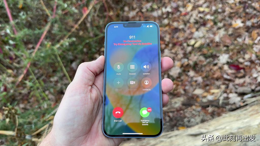 苹果手机的卫星紧急SOS通信能力