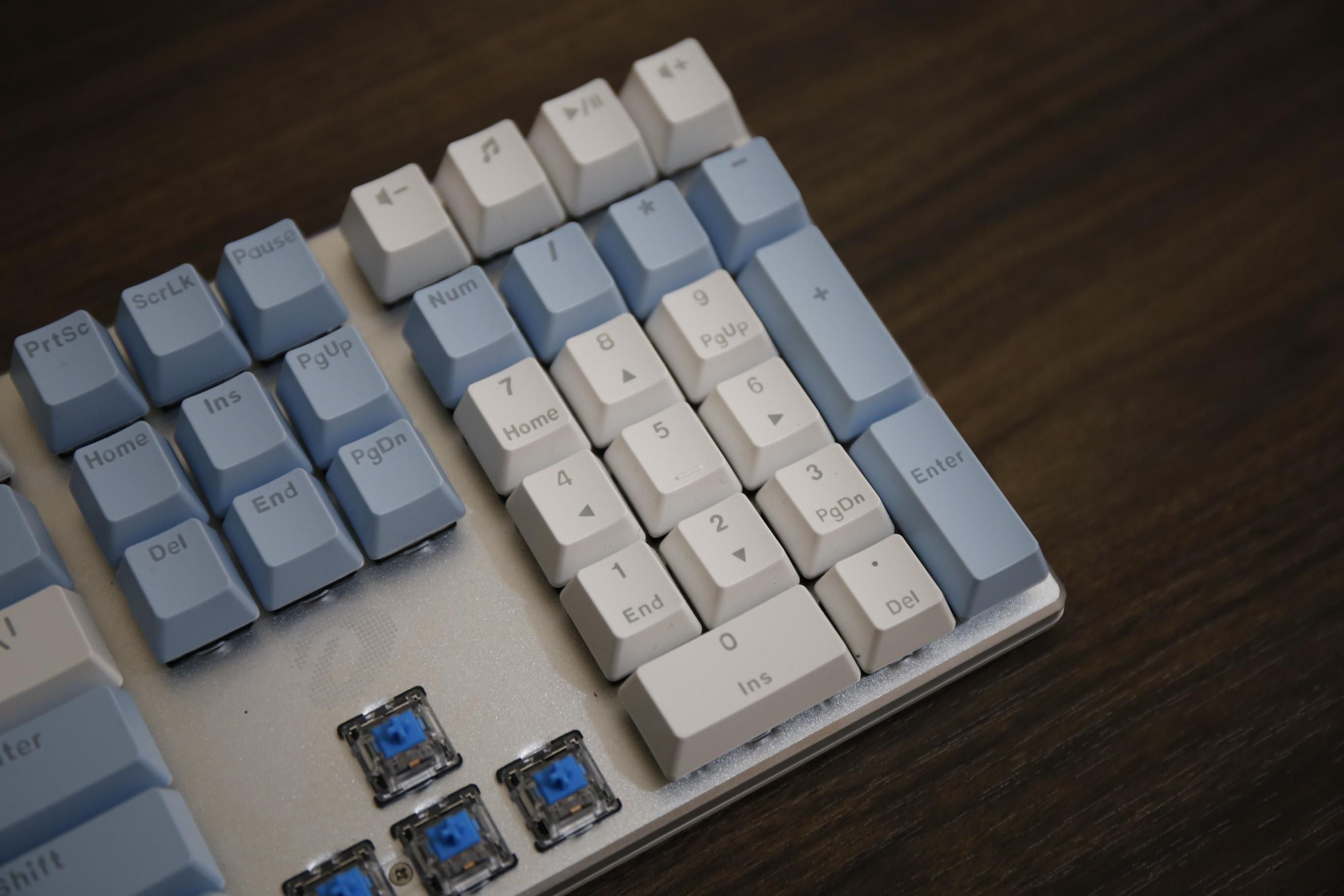 达尔优ek815青轴键盘鼠标套装,618达尔优无线键盘