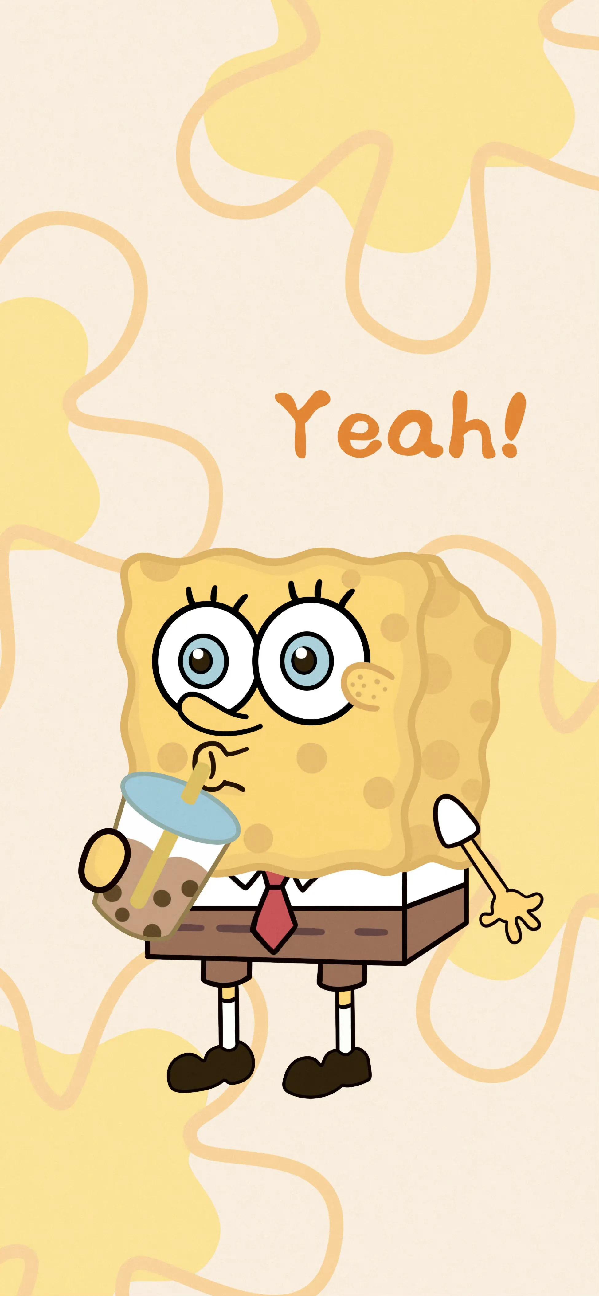 海绵宝宝壁纸iphone专用,手机壁纸动漫海绵宝宝