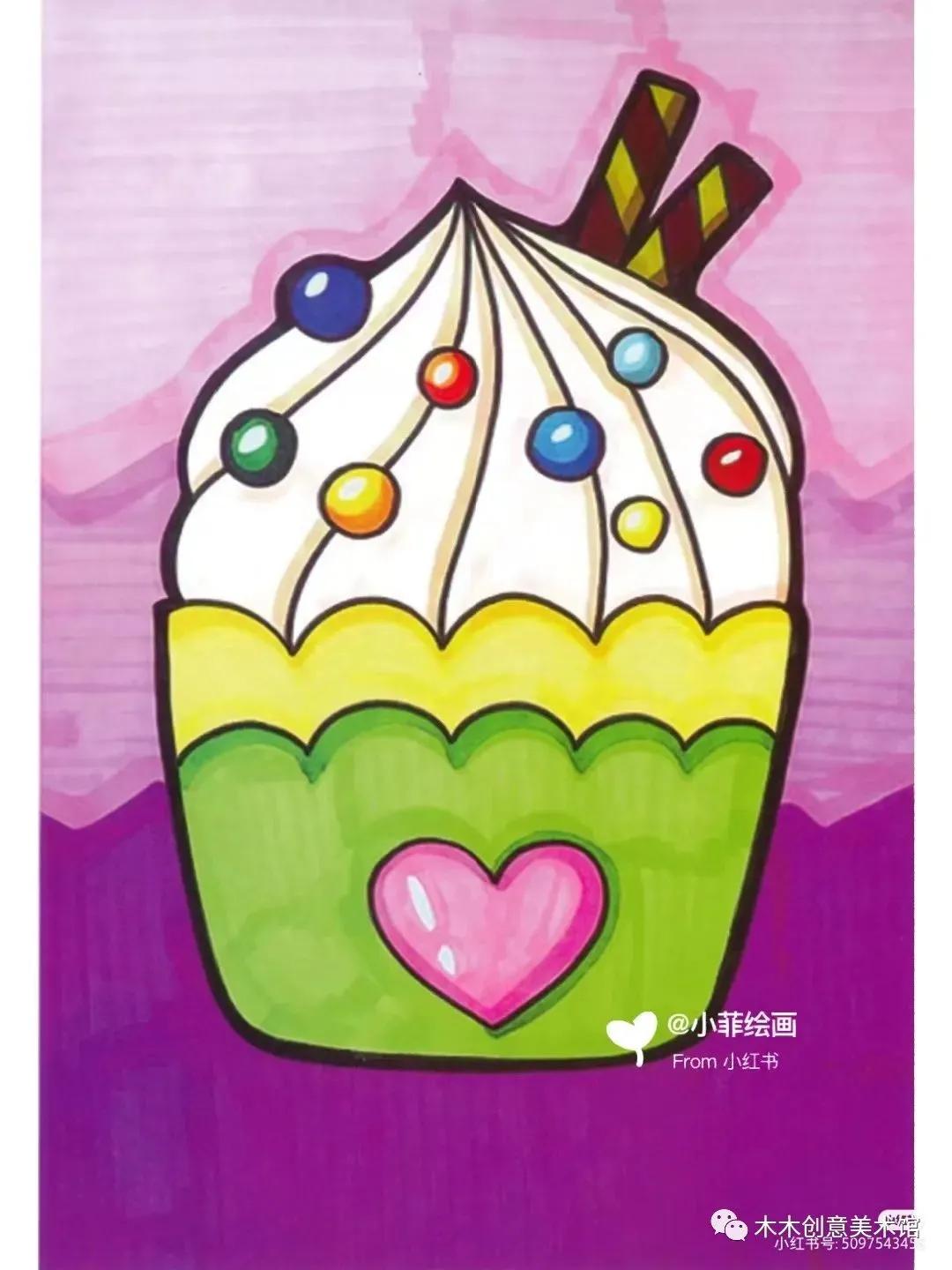 马克笔画儿童画简单好看,儿童马克笔画画简单又好看图片