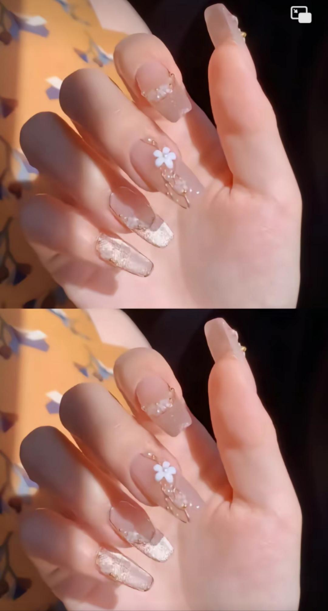 22款特别美丽的美甲快来学起来吧,气质又显白的美甲款式你学会了吗