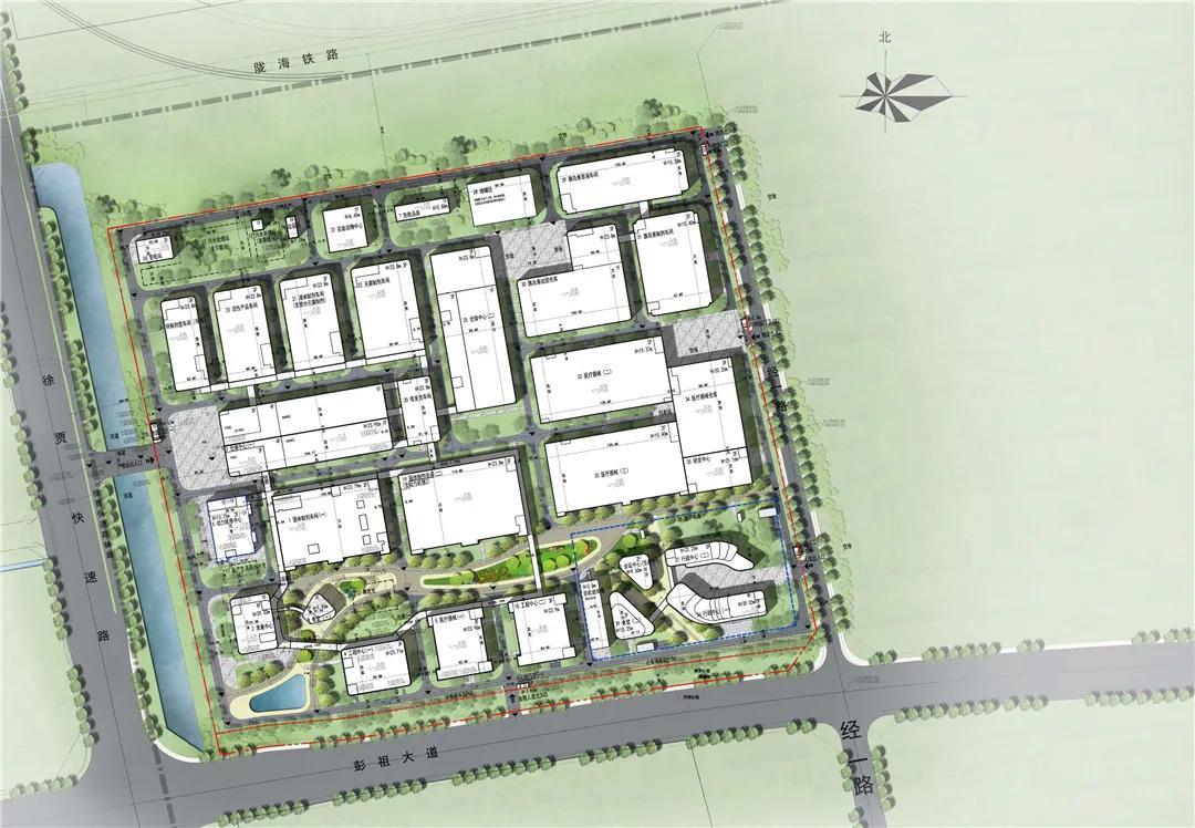 华建集团建筑装饰环境设计,徐州复星医药产业园项目设计院