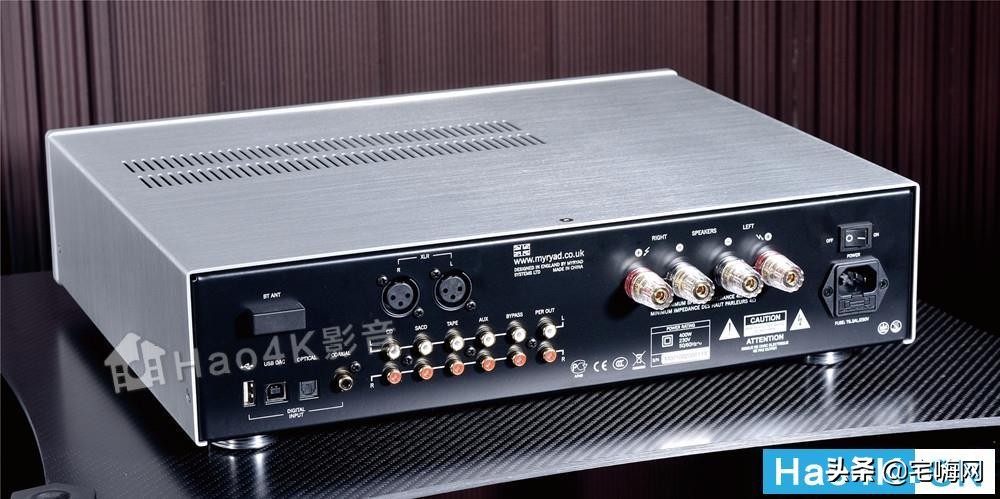 高性价比组合：MYRYAD（美丽安）Z350合并式功放：简便数播