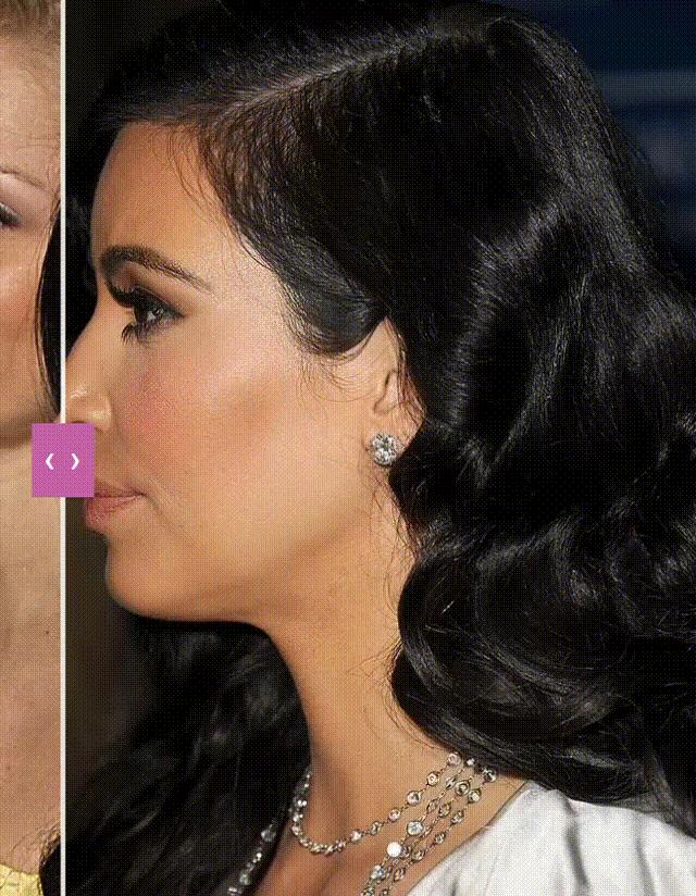 金卡戴珊长发和短发,金卡戴珊年轻时的盛世美颜