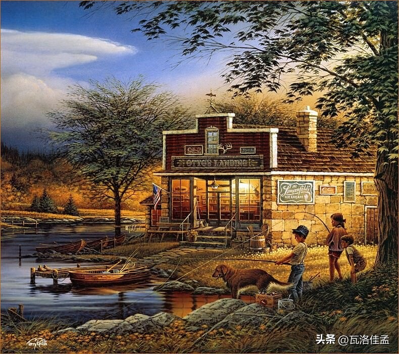 夏天的魅力诗句,夏天的美丽景色绘画