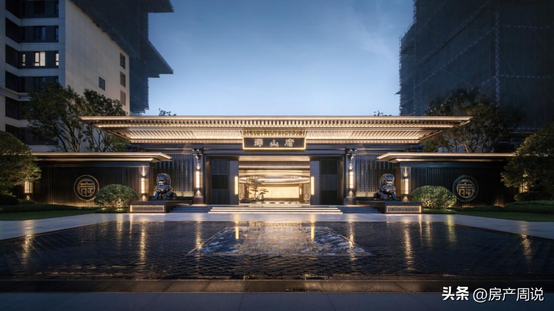 高档小区大门入口图片欣赏,高档小区大门入口门楼图