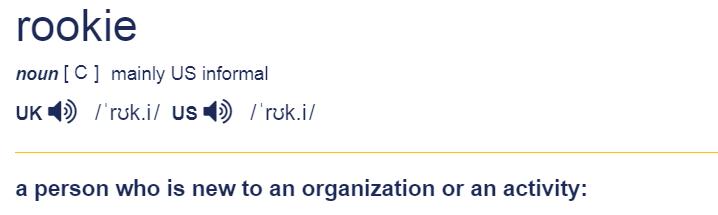 我是菜鸟用英语怎么说,我仍然是菜鸟英语
