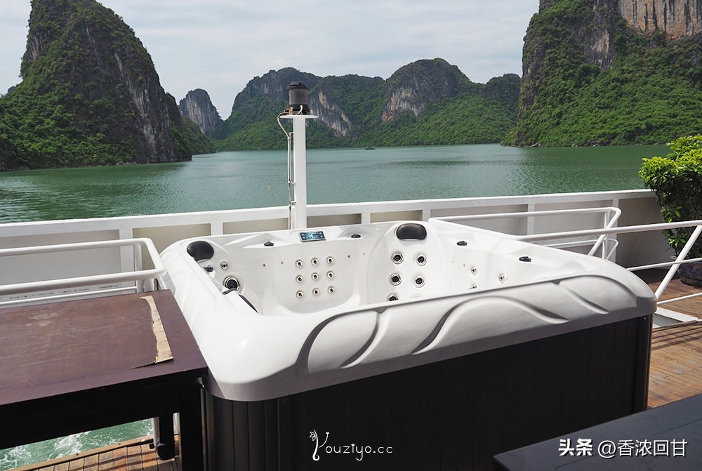 越南下龙湾lacasta游轮,越南下龙湾海滩游玩攻略