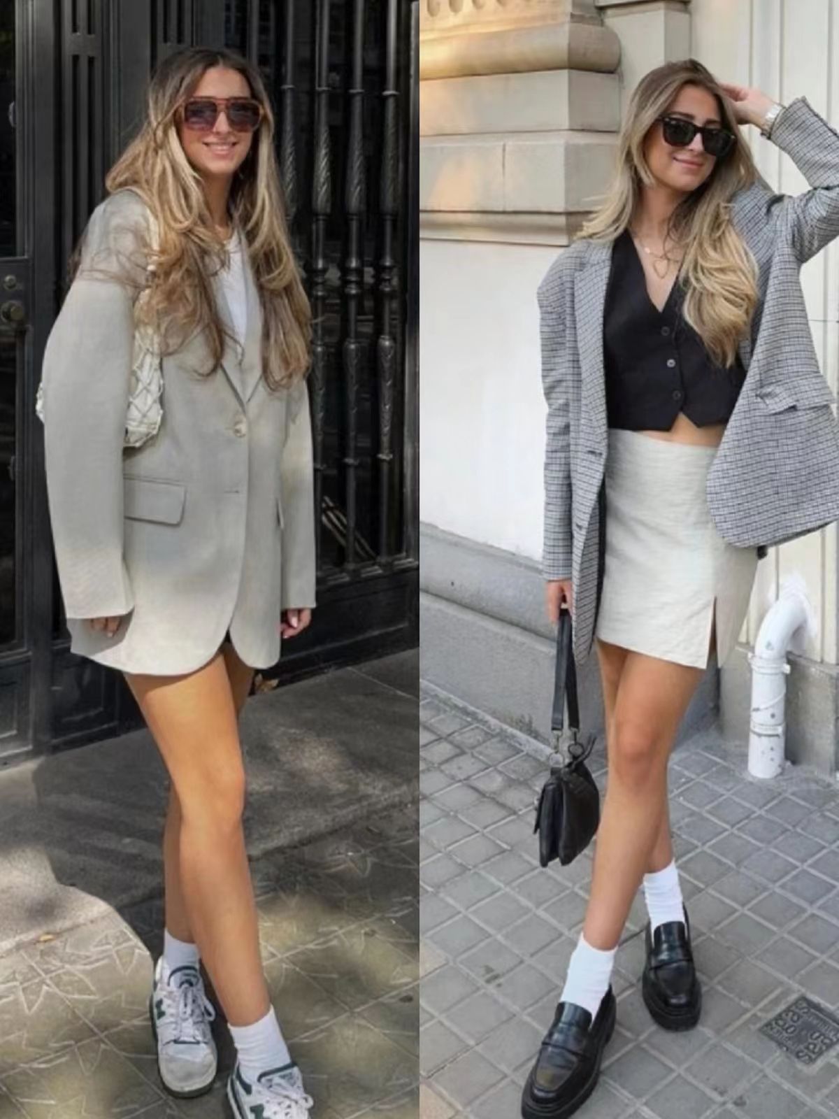 一件西服的多种穿搭风格,休闲西服怎样搭配能有法式穿搭感