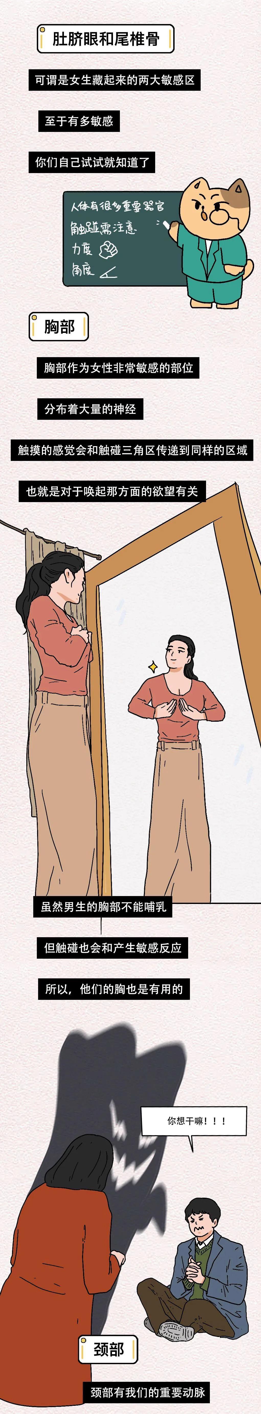 盘点女生身体的“敏感区”，一般不轻易让人按摩！（漫画曝光）