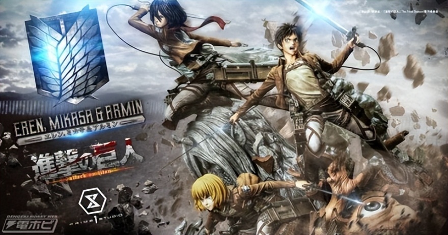 进击的巨人周边手办阿尔敏,进击的巨人艾伦始祖人手办