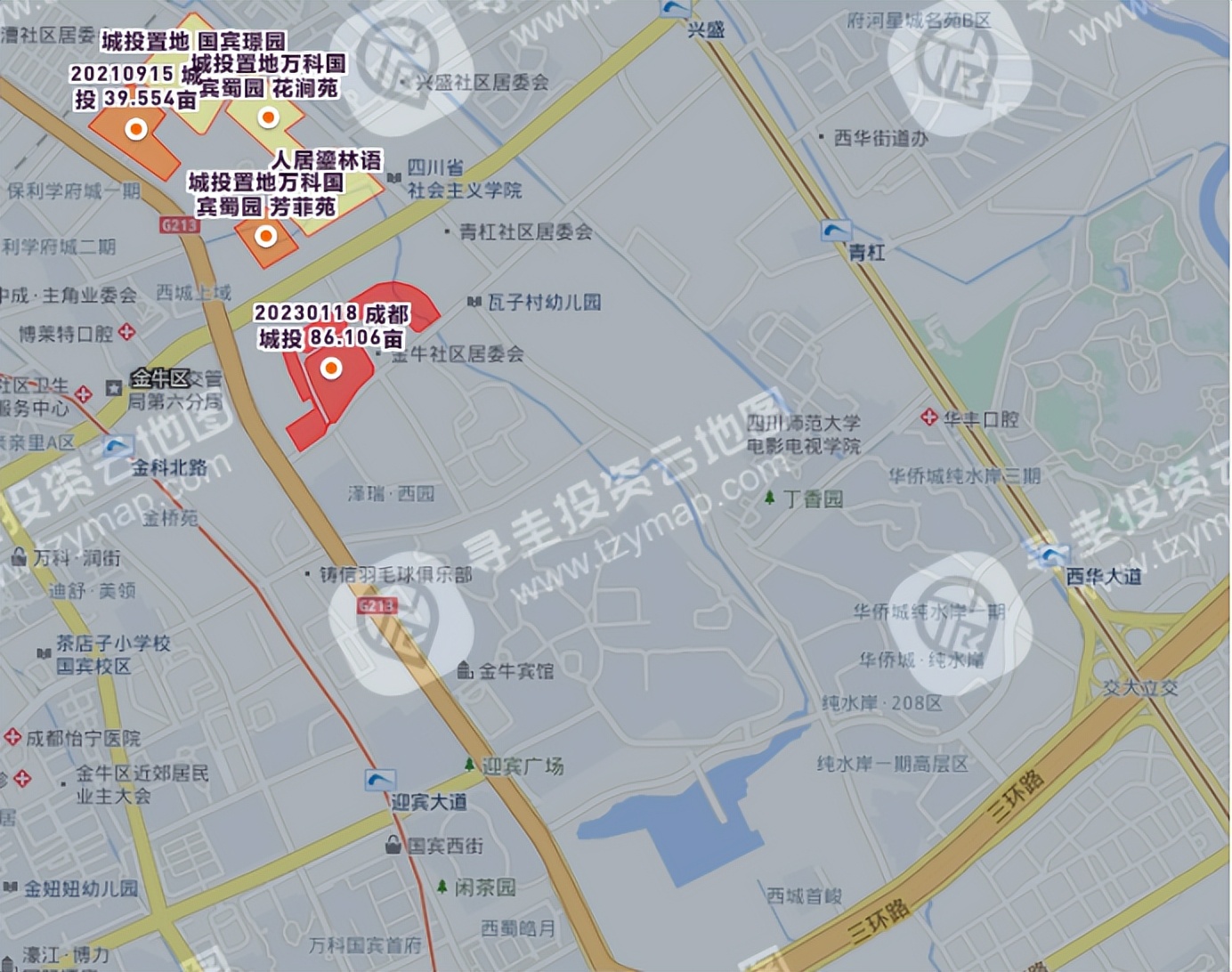 2023年还在拿地的房企,开发商拿地后规划的楼盘少了