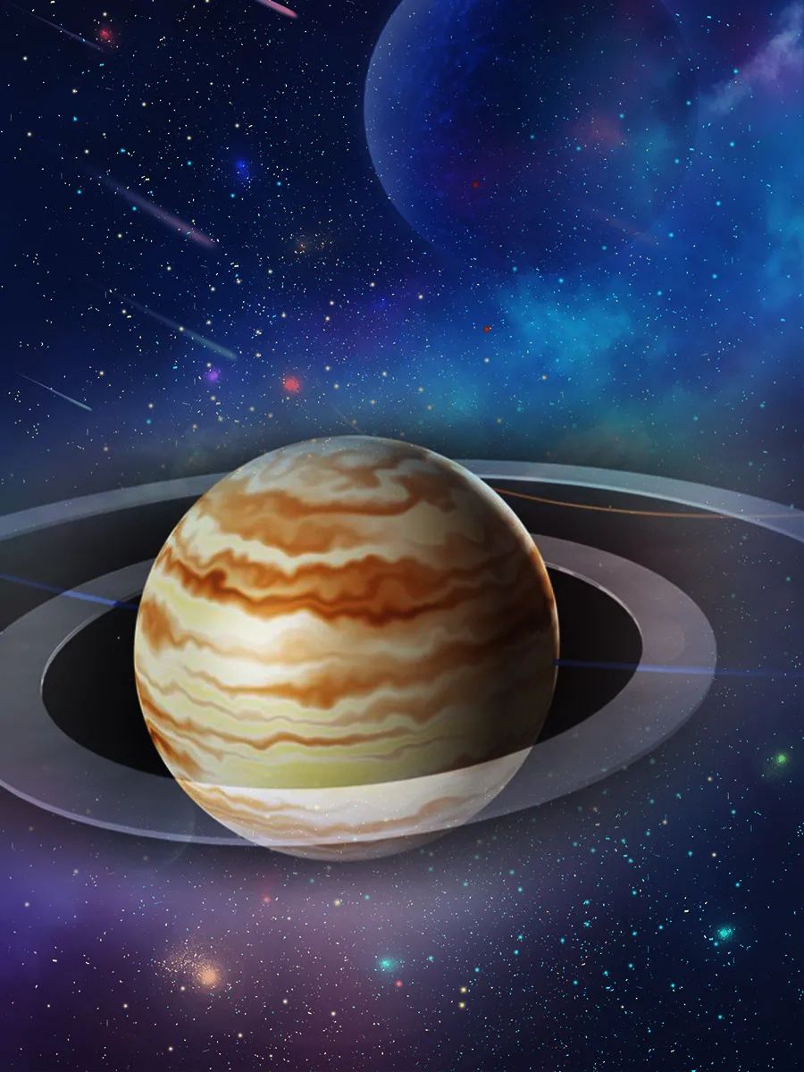 太阳系八大行星中土星,巨大圆环行星土星
