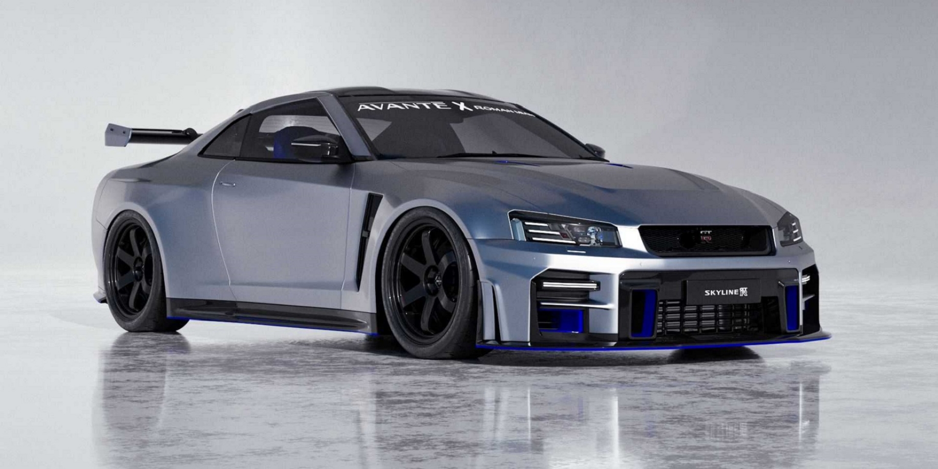 最帅最新款日产gtr,代号R36日产新款GT-R渲染图曝光