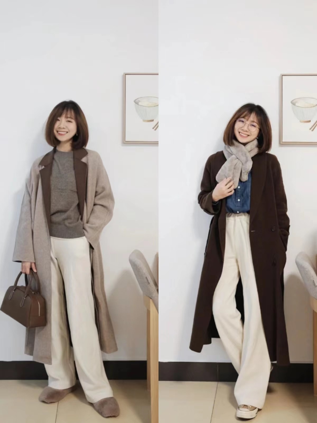 想穿的休闲大衣应该选择什么颜色,双面呢大衣穿什么颜色显高级感