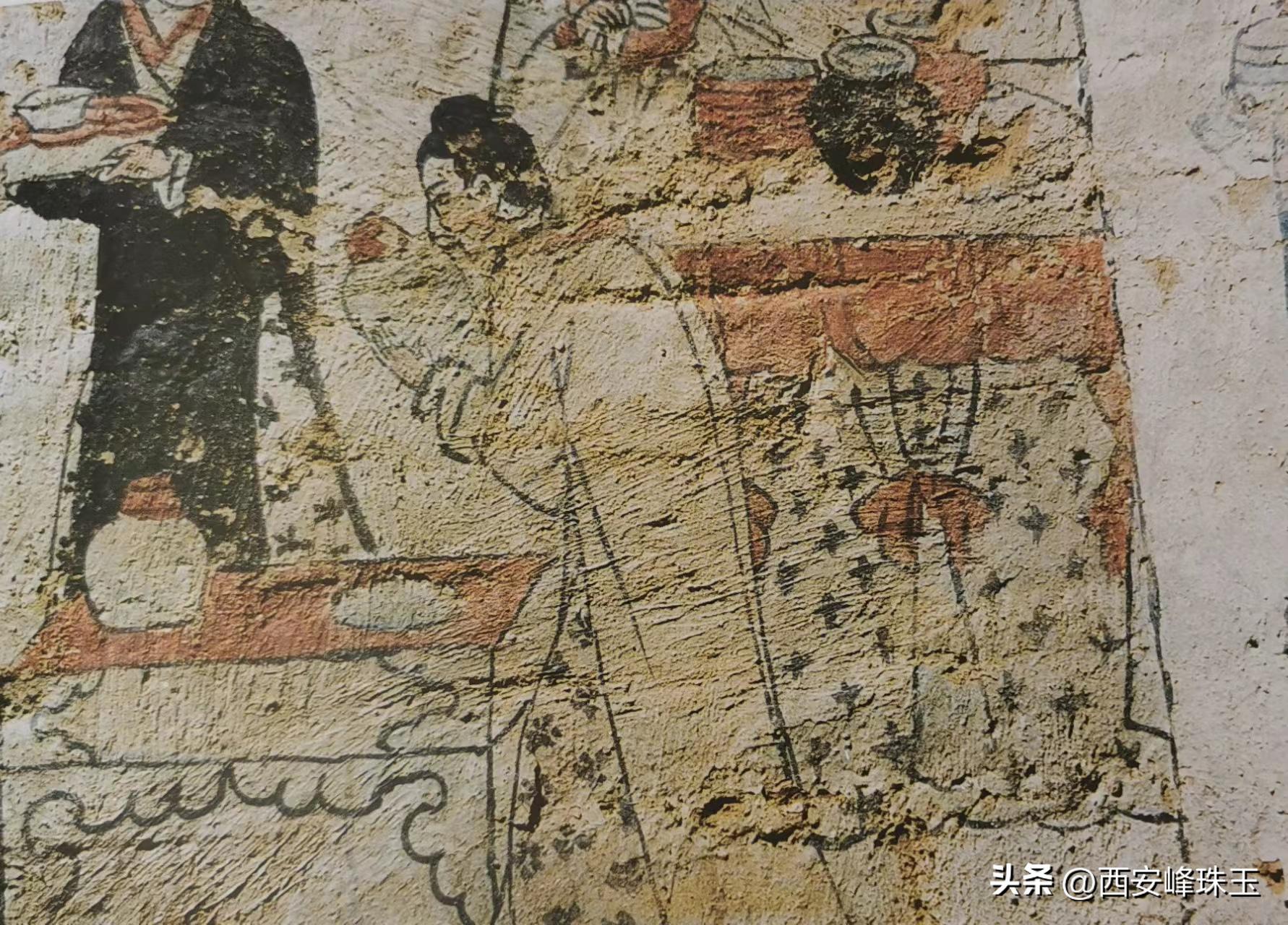 内蒙古敖汉旗大甸子遗址与墓地,敖汉旗下湾子5号辽墓壁画