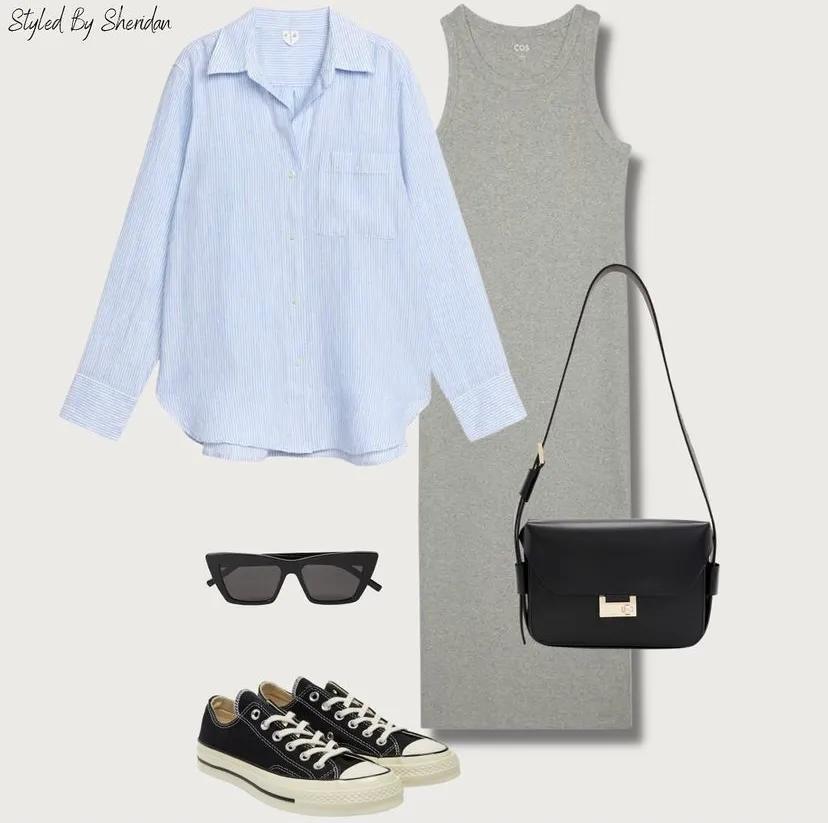 浅蓝衬衣的多种穿法,浅蓝衬衫的100种穿搭