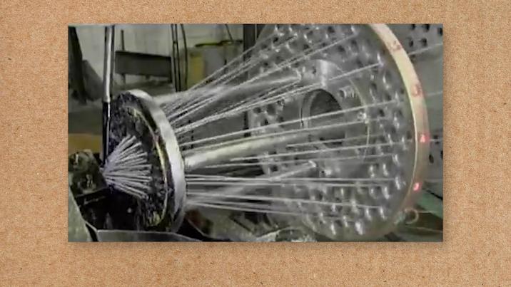 巨型钢丝绳制造全过程视频,最粗的钢丝绳是干啥用的