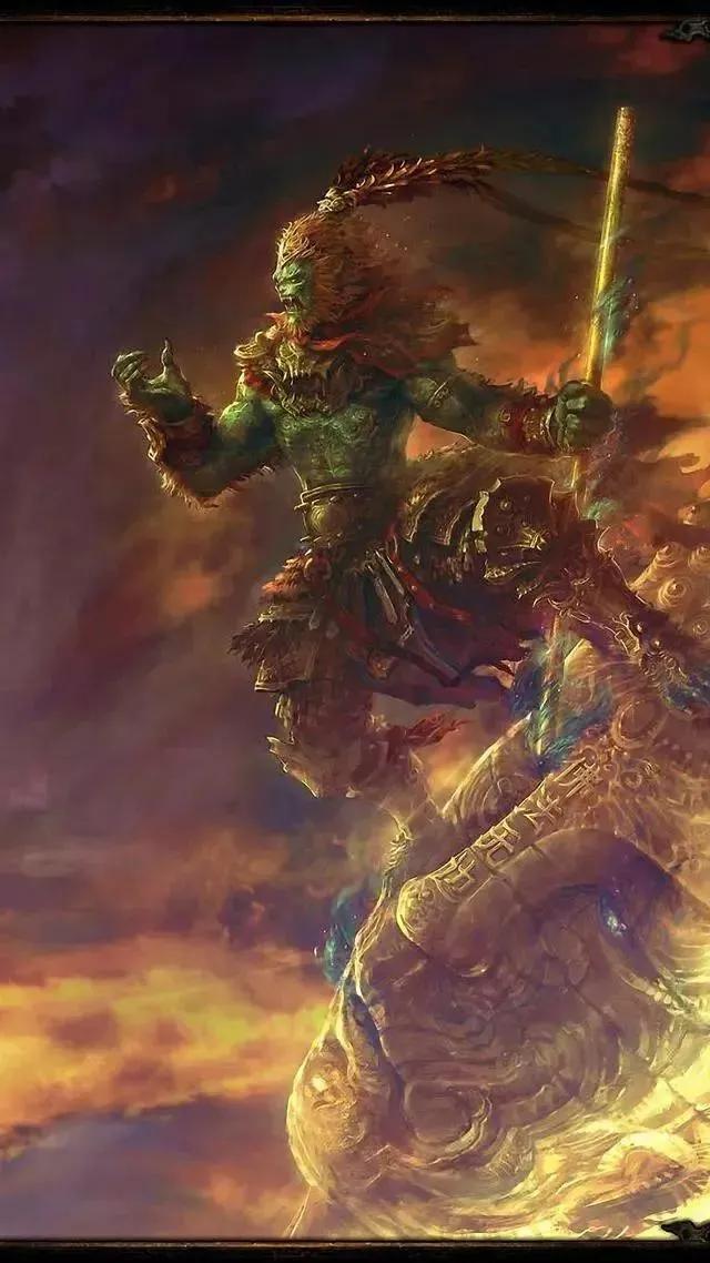 孙悟空经典插画,孙悟空的插画简单的