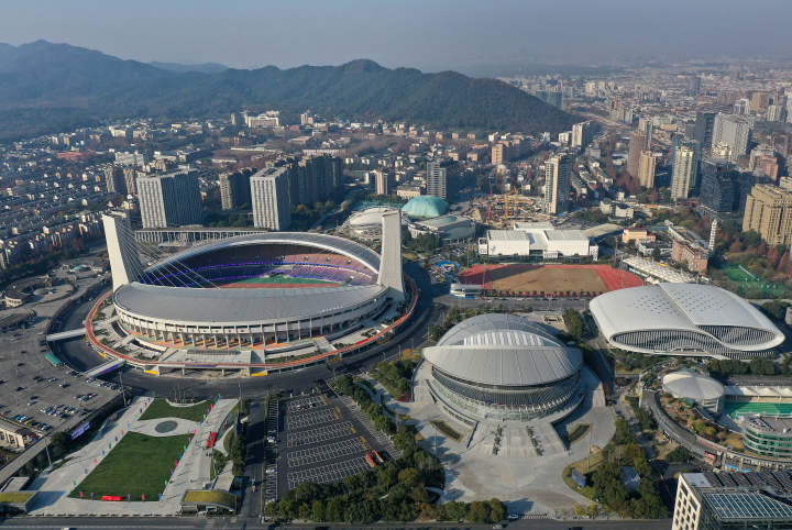 改造后的黄龙体育馆图文,黄龙体育中心场馆改造完成