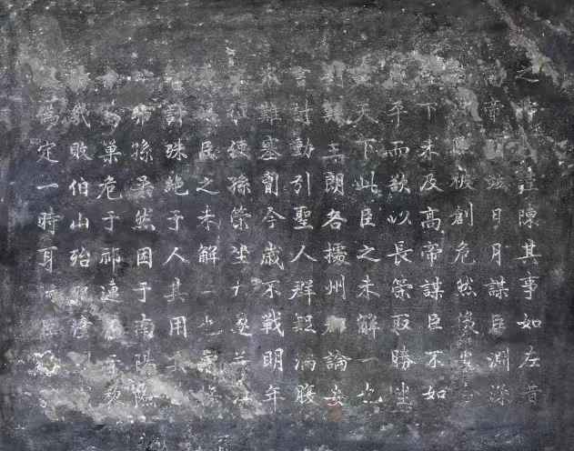 成都武侯祠博物馆三义庙碑,成都武侯祠三绝碑照片