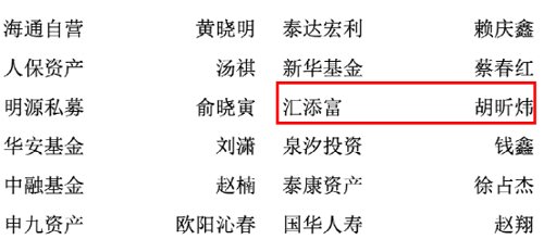 丘栋荣、李晓星、胡昕炜、蔡嵩松、李元博……明星基金经理调研了这些股