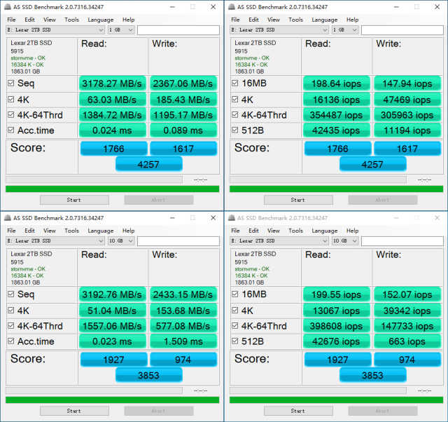 雷克沙lexarnm6201tb评测,固态硬盘测评之lexar雷克沙与铠侠