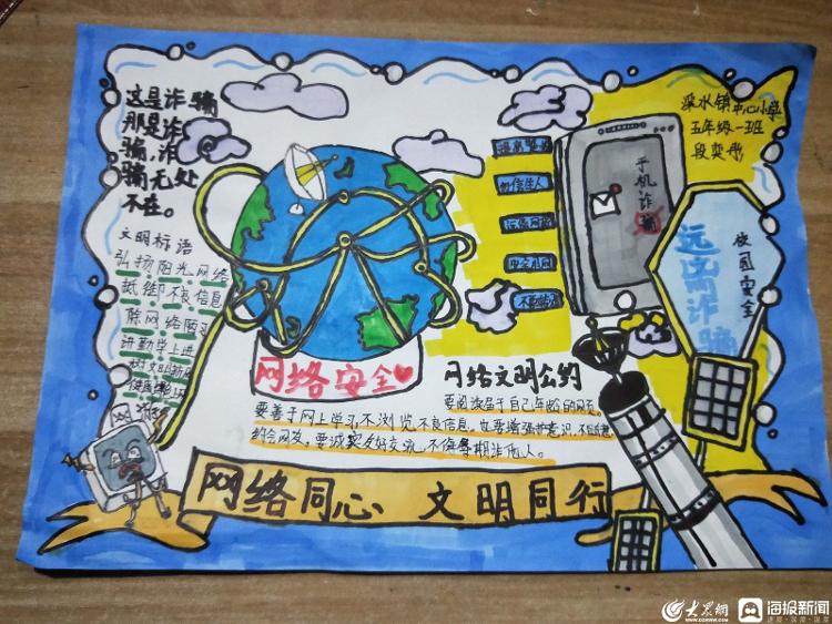 最简单的2022年网络安全手抄报,网络安全宣传手抄报a3纸第一名