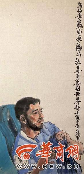 80后美术老师用粉笔作画,诸神黄昏老师