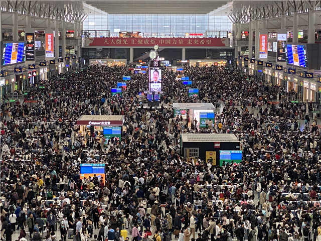 上海铁路发送旅客50万人次 (上海铁路局2023年铁路旅客发送量)