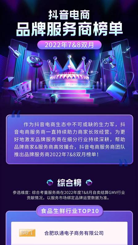 抖音电商十大影响力服务商,2023年抖音电商生态大会