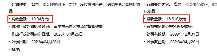 代购化妆品被工商查处,化妆品公司被罚29亿