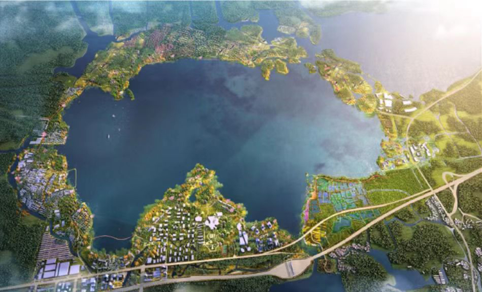 元荡生态岸线贯通示范段,长三角生态一体化示范区