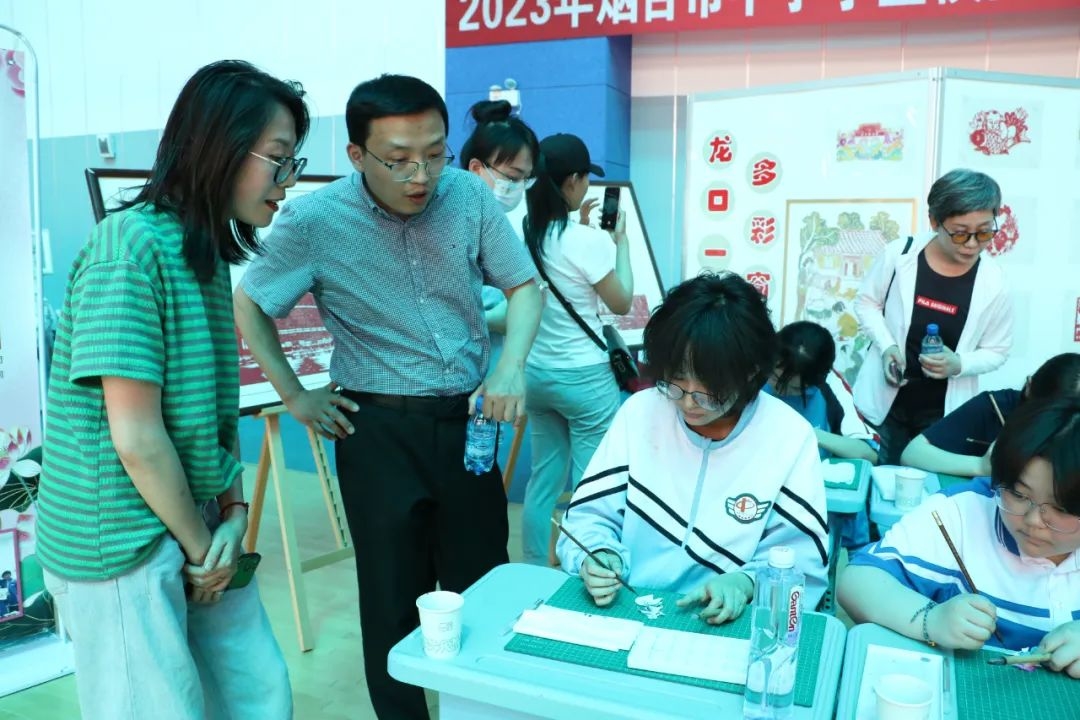 “艺”彩纷呈-美益求美 2023年烟台市中小学生校园艺术节美术工作坊展示活动（龙口市专场）掠影