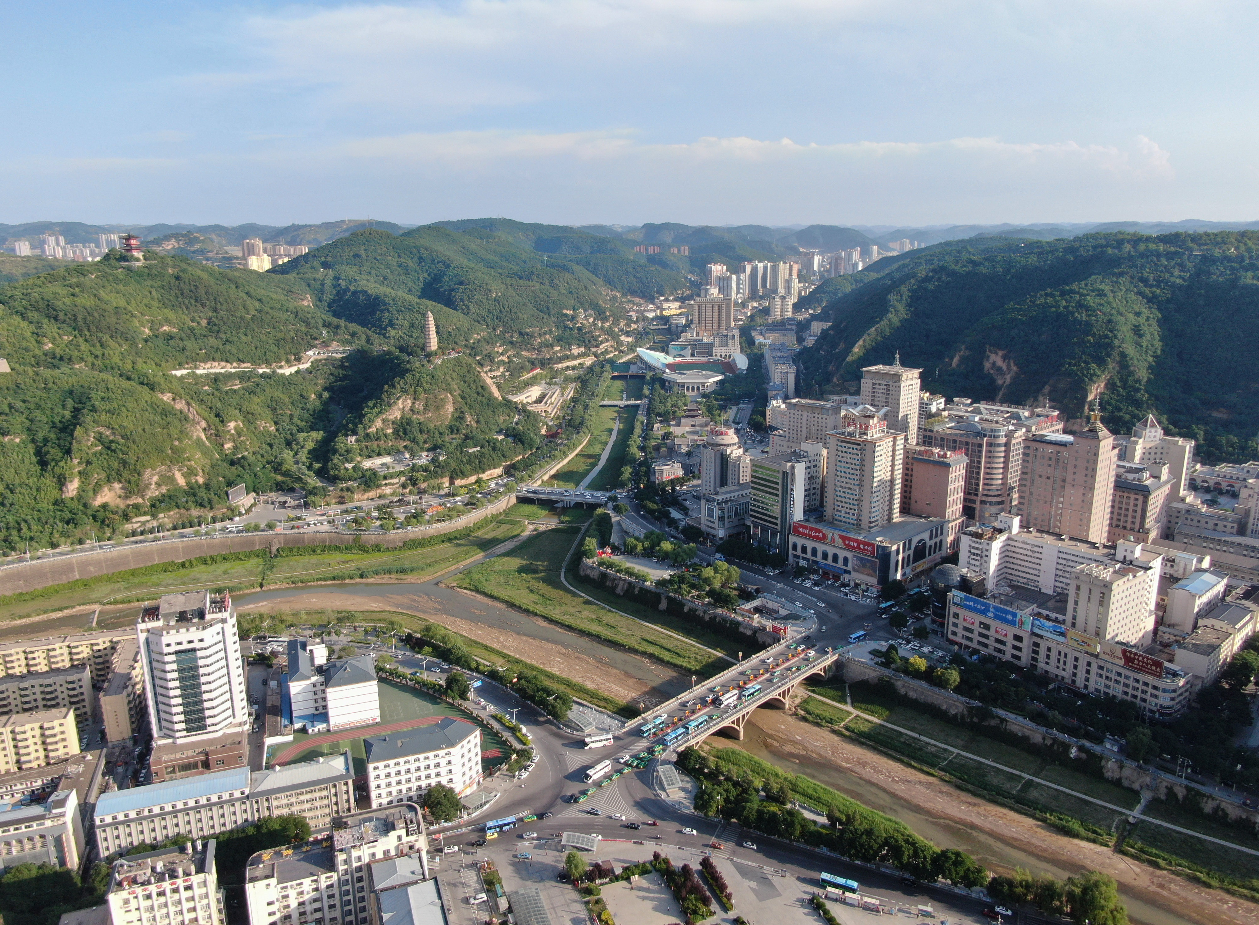 （新华全媒＋）天空之眼瞰延安