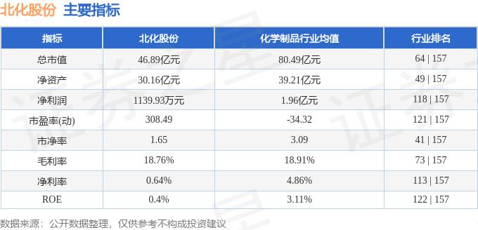 北化股份（002246）12月13日主力资金净卖出307.06万元